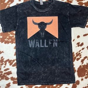 MORGAN WALLEN WESTERN ACID WASH T SHIRT